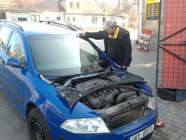 Výměna čelního skla Škoda Octavia II.