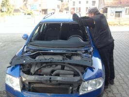 Výměna čelního skla Škoda Octavia II.